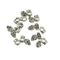 thumbnail image 4 of 20 Piezas de Plata de 4,5 Mm de Agujero 3D Cráneo Aleación de Zinc Espaciadoras DIY Artesanía Hallazgos de Joyería perfecl Cuentas de plata tibetanas, 4 of 7