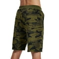 thumbnail image 5 of Tyhengta Mens Shorts Casual Cotton Workout Shorts Drawstring Zipper Pockets Elastic Waist Camouflage army green 40, 5 of 10