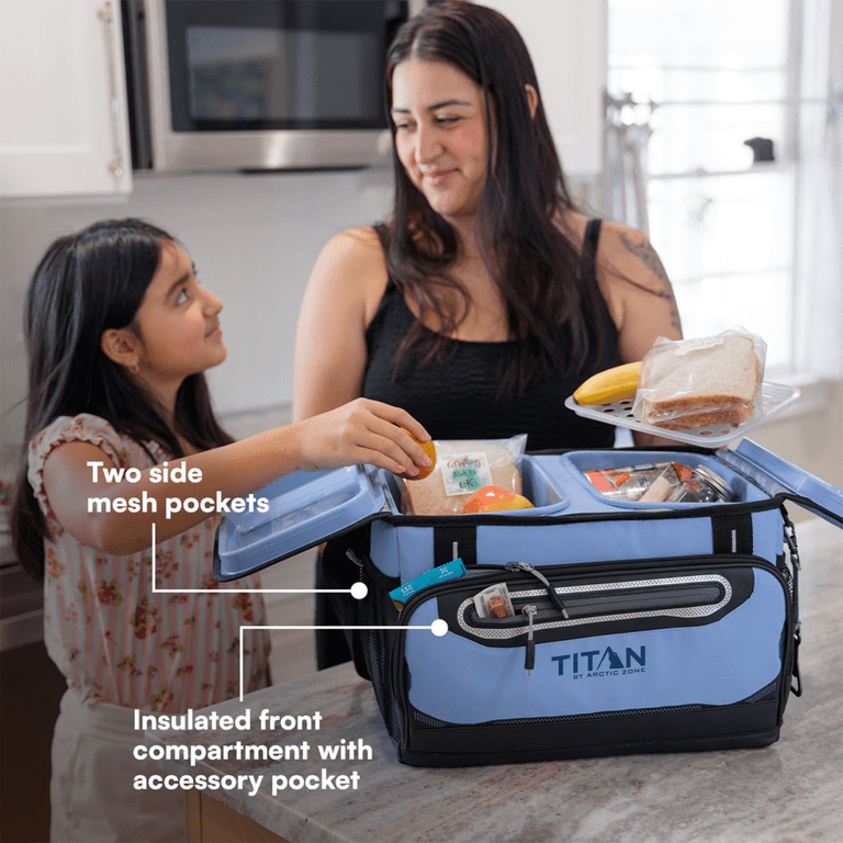 Titan by Arctic Zone 18 Can Dual Zone Zipperless Soft Cooler, 12