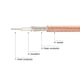 thumbnail image 4 of Cables coaxiales Uxcell RG316 SMA macho a SMA hembra de bajo pérdida, cable coaxial de 2FT, naranja, 1 Pcs, 4 of 7