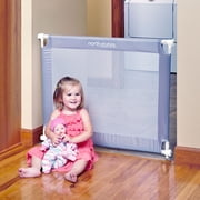 Toddleroo by North States Portable Traveler Baby Safety Gate with Travel Bag, Gray Fabric
