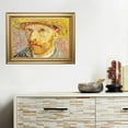 thumbnail image 4 of IDEA4WALL Van Gogh Self Portrait Art Prints Peel and Stick Removable Wall Murals for Home Decoration - 24"x32", 4 of 5