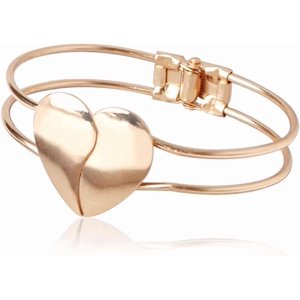 Gold Bangle Cuff Bracelet for Women Ladies Bracelets Dainty Gold Love Open Bracelets Bangle Wrap Cuff for Trendy Stackable Layered Bracelets (Gold)