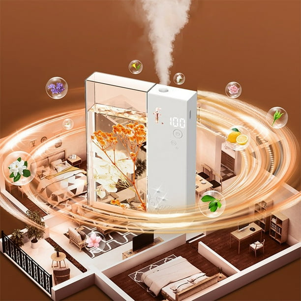 Difusor de aceite comercial de 5 velocidades para electrodomésticos, capacidad de 130 ml, sin agua, para hogar, tienda, hotel, habitación grande, oficina, máquina de aromaterapia silenciosa.