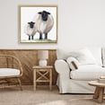 thumbnail image 2 of Stupell Industries Sheep And Lamb Portrait Gold Framed Floater Canvas Wall Art, design by Michele Norman, 2 of 9