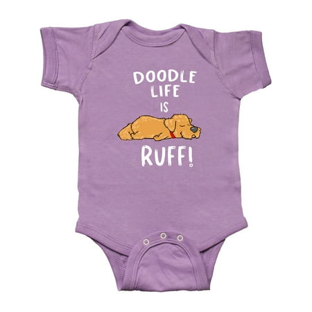 

Inktastic Doodle Life is Ruff! Golden Doodle Gift Baby Boy or Baby Girl Bodysuit