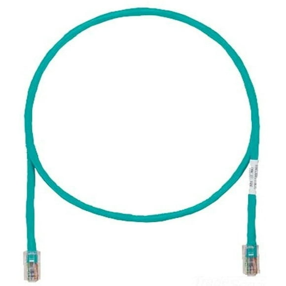 Panduit UTPCH7GRY Category-5E 8-Conductor Non-Booted Patch Cord, Green, 7-Feet