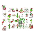 thumbnail image 1 of Grinch Decor Grinch Christmas Decorations Bathroom Grinch Christmas Decorations Christmas DIY Transfer Film Sticker 30x25cm, 1 of 2