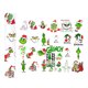thumbnail image 1 of Grinch Christmas Decorations Grinch Decor the Grinch the Grinch Christmas Decor Christmas DIY Transfer Film Sticker 30x25cm, 1 of 2