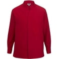 thumbnail image 1 of Edwards Chemise à Col Montant pour Hommes, Rouge, Petit, 1 of 1