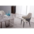 thumbnail image 3 of American Eagle Furniture Faux Leather Dining Arm Chair in Gray (Set of 2), 3 of 4
