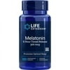 Life Extension Melatonin 6 Hour Timed Release, 300 mcg, extended-release formula for gentle sleep support, healthy circadian rhythms, cellular defense, gluten-free, non-GMO, vegetarian, 100 tablets