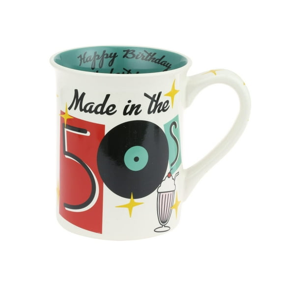 Tabletop Made In 50'S Mug Stoneware Birthday Rock N' Roll 6010051