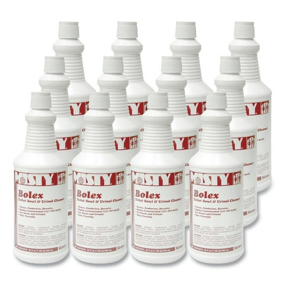 32 oz. Bolex 23 Percent Hydrochloric Acid Bowl Cleaner - Wintergreen (12/Carton)