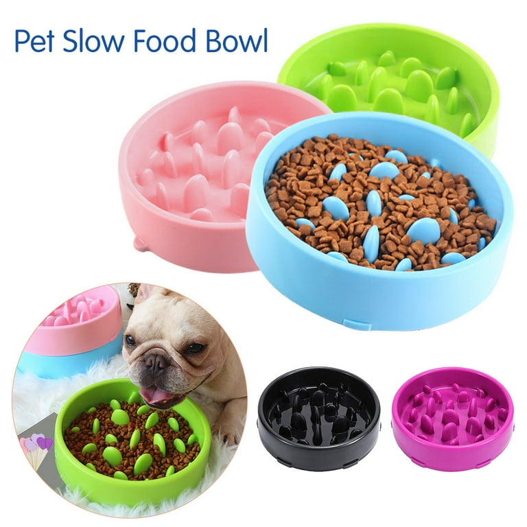Slow Feeder Dog Bowls for Large Dogs Anti-Chocking Slower Feeder Dog Puzzle  Bowl Pet Slow Eating Interactive Bloat Stop Dog Food Bowl