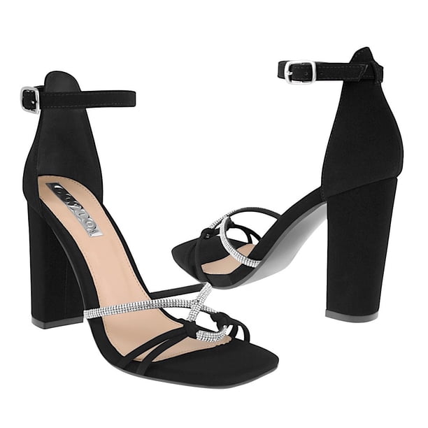 SANDALIAS DE FIESTA DAMA STYLO J-3204 BUCK NEGRO Stylo J-3204