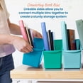 thumbnail image 3 of ECR4Kids Linking Plastic Storage Book Bin, Multipurpose Organization, Contemporary, 10-Piece, 3 of 9
