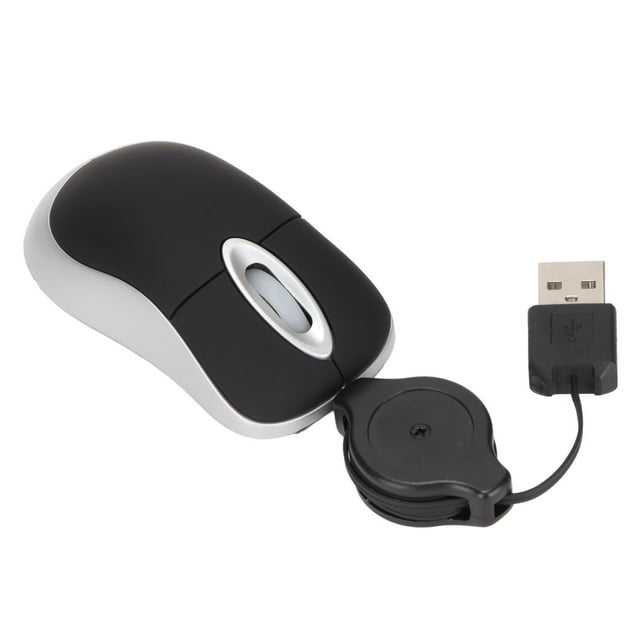 Mini Mouse, Plug and Play Unique Design Small Mouse for Home for Travel for Office