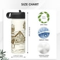 thumbnail image 4 of Goofa Plowed Field With Horses for Insulated Kettle 18oz Water Bottle Insulated Tumbler with Handle & Flip Straw - Fits in Cup Holder, Leak Resistant Tumbler, 4 of 8