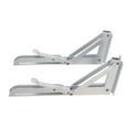 thumbnail image 1 of GUOOL 2 Pcs Support Pliant Triangulaire en Acier pour Étagère Murale en Forme de K 16 Pouces, 1 of 7