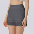 thumbnail image 7 of Teissuly Women'S Solid Color Casual Drawstring Sports Shorts With Pocket, 7 of 7