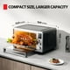 thumbnail image 5 of TOSHIBA ChefFry Air Fryer Combo de horno tostador, 26.4 QT de gran capacidad, horno tostador de encimera 12 en 1, acero inoxidable, 5 of 5