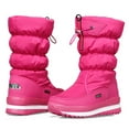 thumbnail image 5 of Xiaoxatg Women's Winter Lined On Boots with Thick Non- Sole for Extreme Cold Weather and Comfortable Outdoor Walking 6 Hot Pink, 5 of 5