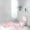 Pink, variant on TERGAYEE Bathroom Rug Set Bathroom Decor 3 Pcs Rug Set with ColorfulMarble Bathroom Set with AntiSlip Rug Toilet Lid Cover and U Shape Mat Bathroom Set