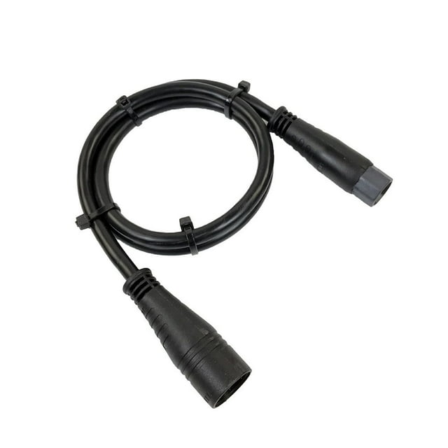 MYG for 3 Pin 60cm Electric Bike Motor Waterproof Extension Cable for 1000W Motor, ABS Material, for Durable and Practical, Compatible with for E-Bike Components