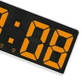 thumbnail image 3 of Large Number Alarm Clock Table Date LED Display Bedside Office Display for Elderly Home Living Room Orange, 3 of 9