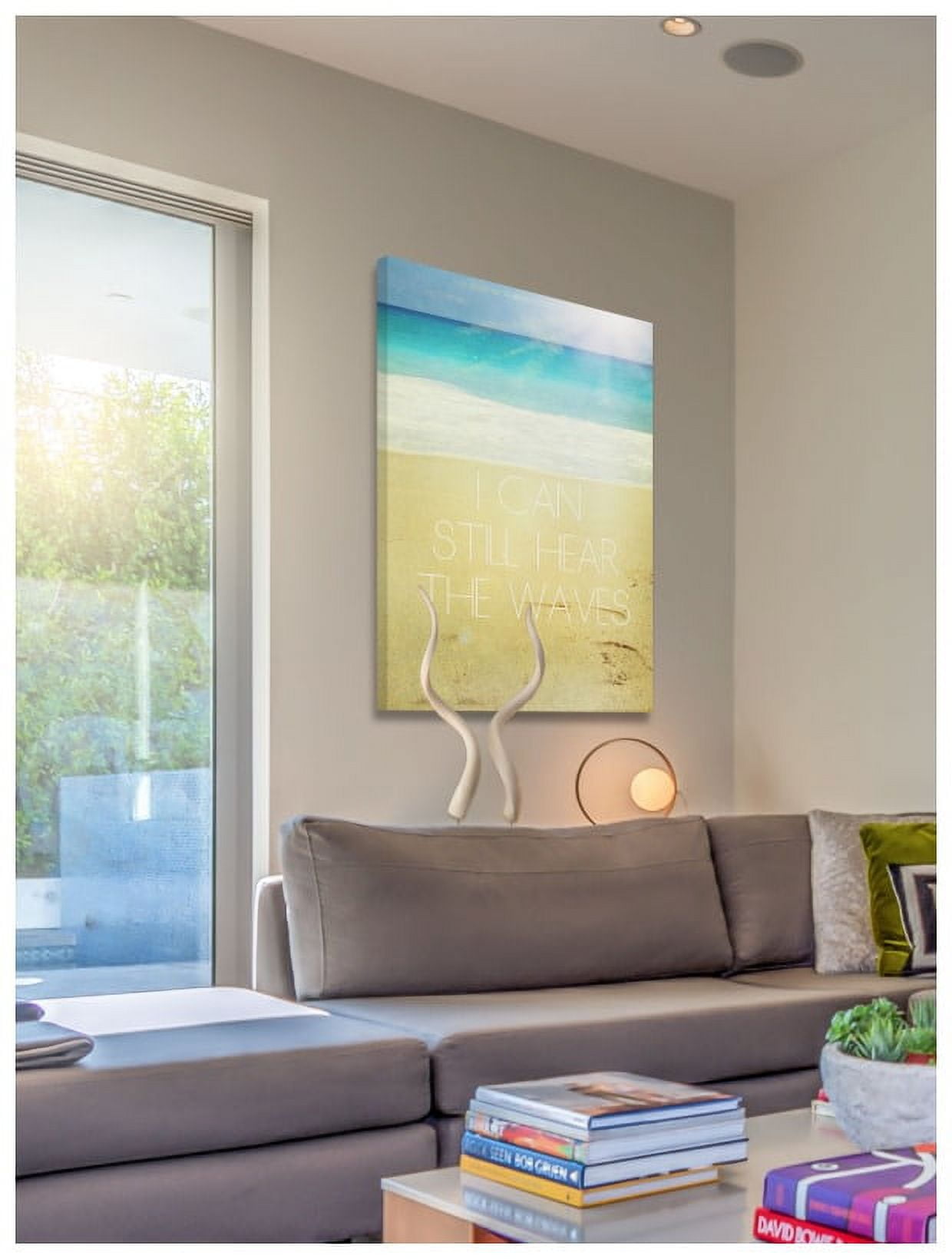 Marmont Hill "I Can Still Hear the Waves" Sylvia Cook Painting Print on Canvas