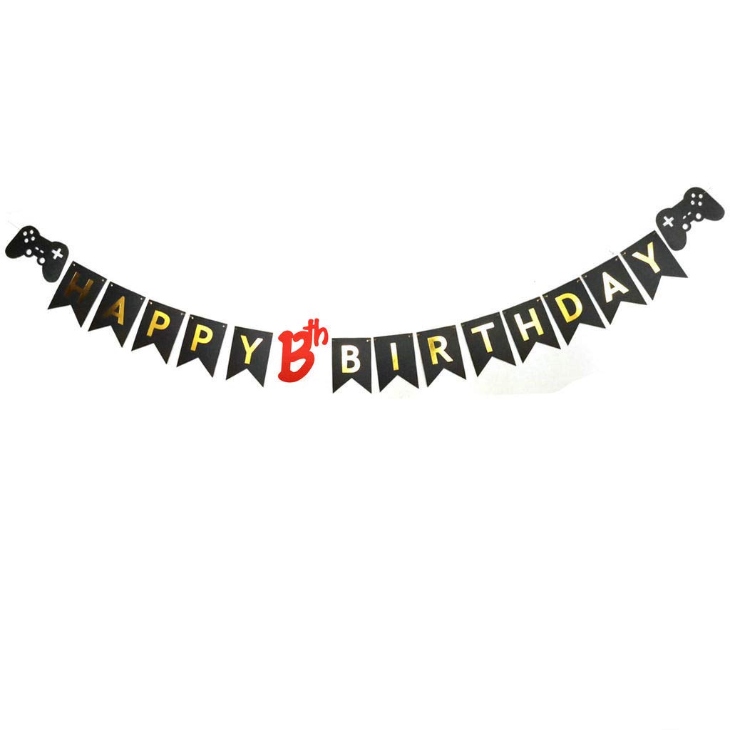 Video Game Happy 13th Birthday Banner For 13 Year Walmart video-game-happy-13th-birthday-banner-for-13-year-walmart