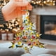 thumbnail image 3 of Decoración navideña 2D plana de acrílico Decoración festiva Colgante con diseño de árbol colorido Adecuado para árboles de Navidad Ventanas Navidad, 3 of 5