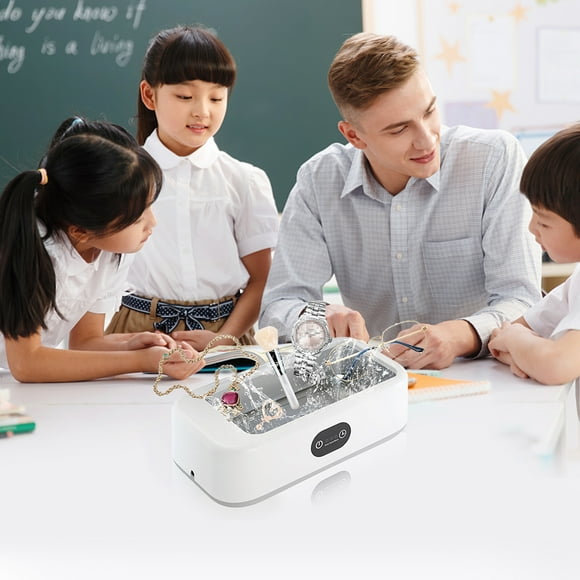Cleaning machine,3 And Stainless Steel Professional Cleaner With Cleaner 49khz And Screen Silver/ Retainer/ Watch Screen 340ml 304 With Button And Qisuo One Button 304 Denture/ Shaver And Sonic And