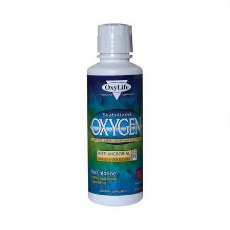 Oxylife Oxygen with Colloidal Silver Orange-Pineapple - 16Ounce