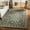 Grey/Taupe, variant on SAFAVIEH Bella Leah Medallion Traditional Wool Area Rug, Grey/Taupe, 4' x 6'