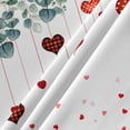 thumbnail image 5 of Red Love Heart Valentines Round Tablecloth 60 Inch - Waterproof Fabric Table Cloth Protector, Eucalyptus Leaves Botanical Tablecloths Washable Table Cover for Kitchen Banquet Party, 5 of 6