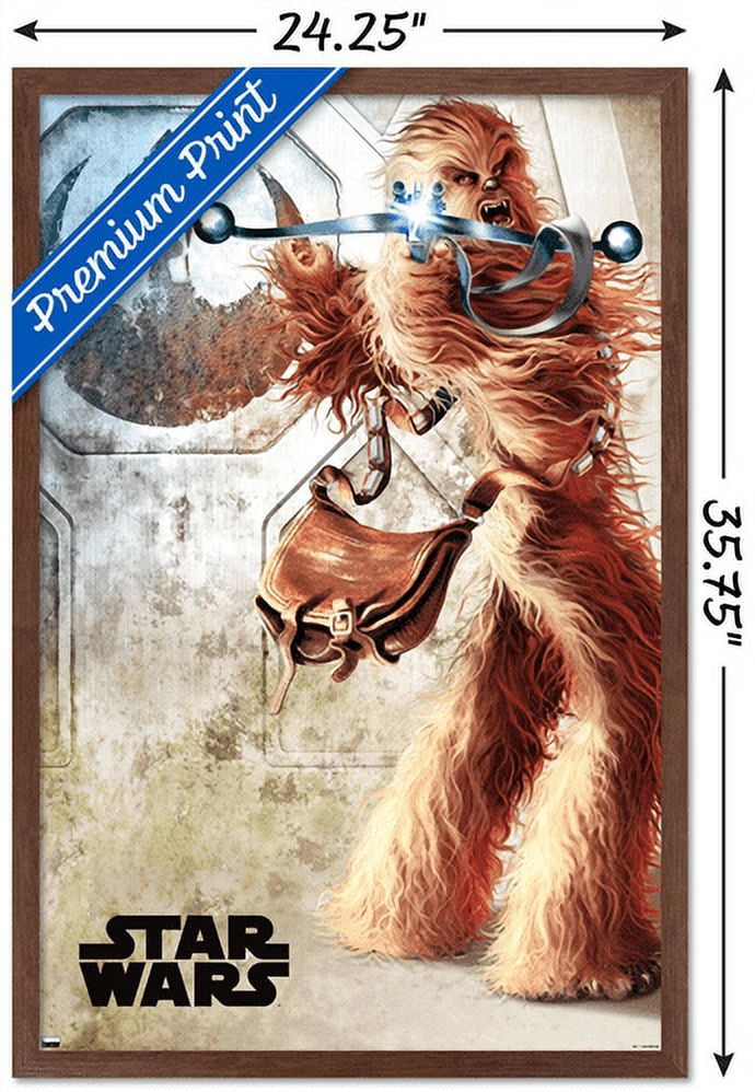 Star Wars: A New Hope - Chewy Wall Poster, 22.375" x 34", Framed
