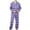 Purple, variant on cllios Mens Pajamas Set Soft Notched Collar Pajamas for Men Stripes Long Sleeve Mens Sleepwear with Pockets