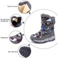 thumbnail image 3 of HOBIBEAR Kids Winter Snow Boots Boys Girls Waterproof Outdoor Warm Faux Fur Lined Shoes, 3 of 8
