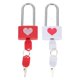 thumbnail image 1 of 2pcs mango largo cajón cajón cerradura creativo decorativo candado blanco rojo, 1 of 5