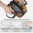 thumbnail image 3 of Uemuo Sunshine Cute Cat Sunflower Printed Lunch Bag Lunch Box Reusable Insulated Lunch Tote Bag, Leakproof Thermal Cooler Sack Food Handbags Case High Capacity, 3 of 5