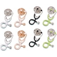 thumbnail image 1 of Miangastore Broche en Forme de Stéthoscope Couleurs Assorties 8 Pcs 1.0x0.6x0.2In, 1 of 8