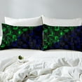 thumbnail image 3 of Manfei Futuristic Cubes 2-Piece Comforter Cover Toddler Size for Boys Girls,Minimalist Plaid Bedding Sets Toddler Size,Geometric Grid Ultra Soft Bed Set(No Comforter), 3 of 6
