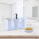 thumbnail image 1 of Juego de accesorios de baño de 5 piezas con dispensador de jabón, cepillo de dientes, vaso, jabonera, bandeja de baño, juego de ducha, caja, juego de botellas de baño, bandeja de accesorios de baño, j, 1 of 7