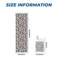 thumbnail image 3 of Lsque Colorful Flying Butterflies Printed Cooling Towel (40"x 12"), Ice Towel, Microfiber, Soft Breathable Chilly Towel for Yoga, Sport, Gym, Workout, Fitness, Running, 3 of 9