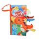 thumbnail image 1 of Libro de cola de bebé 3D, libro educativo de tela suave y arrugada con tacto de Animal para bebés y niños pequeños, dinosaurio, 1 of 9