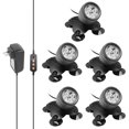 thumbnail image 1 of Labymos 5 Pcs 4 LEDs RGB Lampe de Plongée sous-Marine Kit de Lumière avec Télécommande, 1 of 8