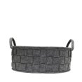 thumbnail image 1 of Jessar - Braided Felt Storage Basket, 37 x 29 x 13.5cm, Dark Gray, 1 of 1