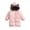 Pink, variant on ITSAME Girls Hooded Puffer Coat Long Sleeve Full Zip Winter Quilted Warm Outerwear Jacket with Pockets Navy Size 6